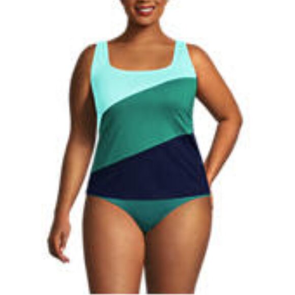 Lands' End Tankini Swim Top with Amazing Support - Picture 4 of 4